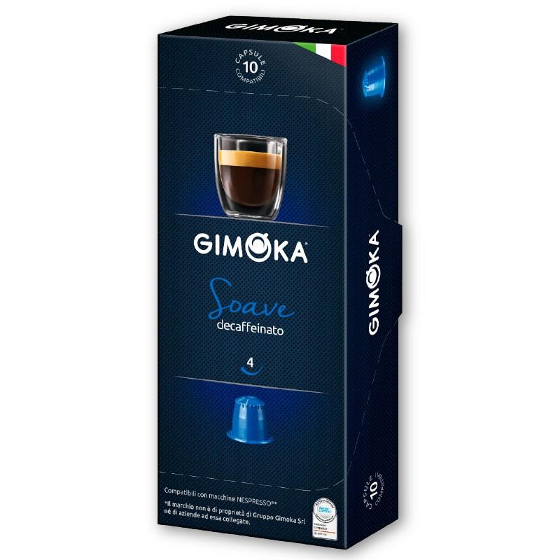 Κάψουλες Espresso Gimoka Soave Decaffeinato 50τεμ. - Συμβατές Nespresso