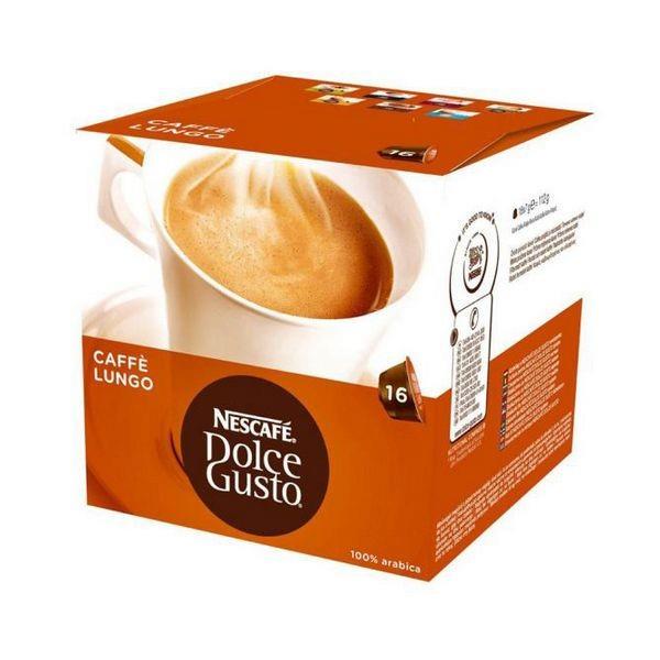 Κάψουλες Καφέ με Θήκη Nescafe Dolce Gusto 98423 Lungo (16 uds)