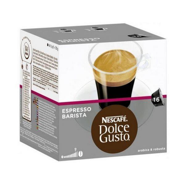 Κάψουλες Καφέ με Θήκη Nescafe Dolce Gusto 91414 Espresso Barista (16 uds)