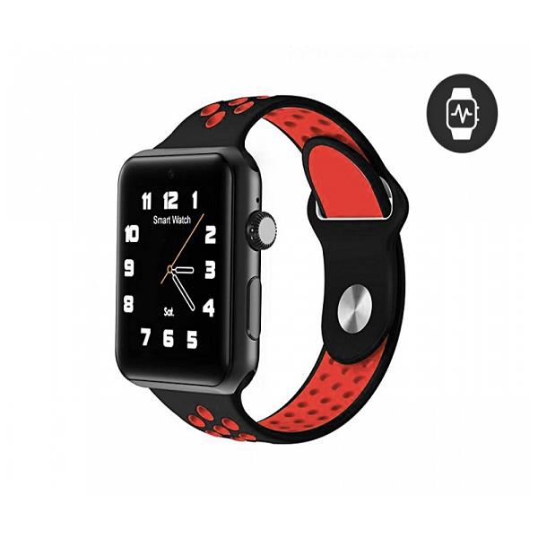 Smartwatch – Χρώμα Μάυρο/Κόκκινο – OEM-Miwear M3