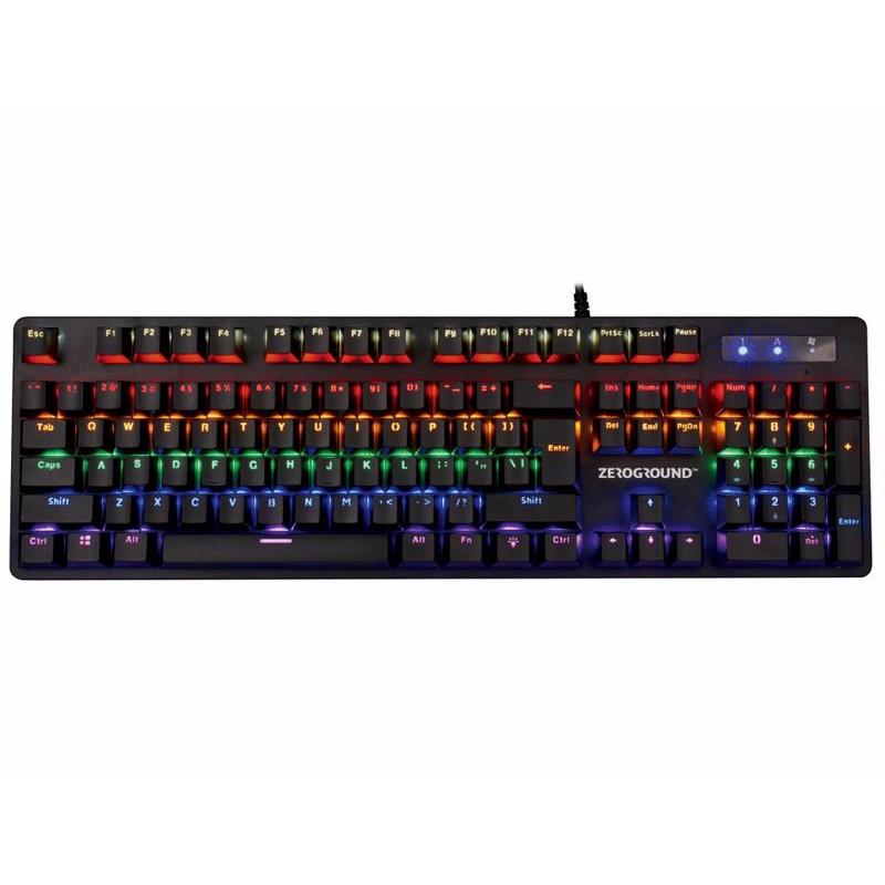 Zeroground Mechanical Keyboard KB-2600G SIMETO, Black