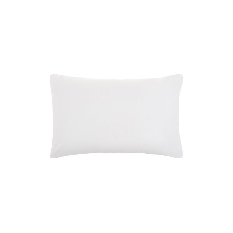 Coincasa βαμβακερή μαξιλαροθήκη μονόχρωμη 50 x 80 cm - 006776000 - Λευκό