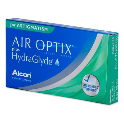 Air Optix Air Optix plus HydraGlyde Αστιγματικοί Μηνιαίοι (3 φακοί)