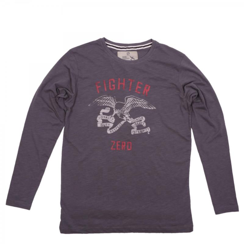 Zero Men's T-shirt L/S 2146 Ανθρακί