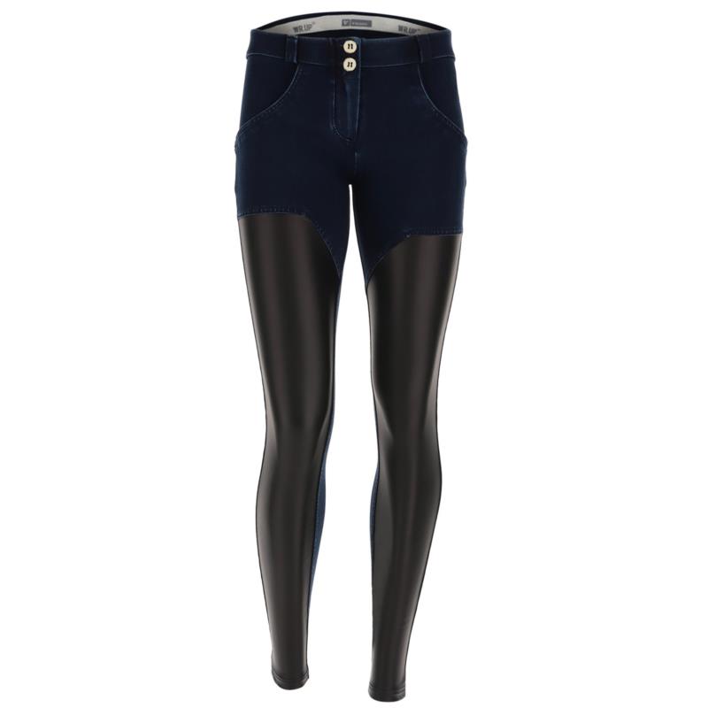 Κολάν Freddy Wr.Up. Skinny Regular Rise Eith Coated Faux-Leather Inserts WRUP1RF801-J0B Γυναικείο