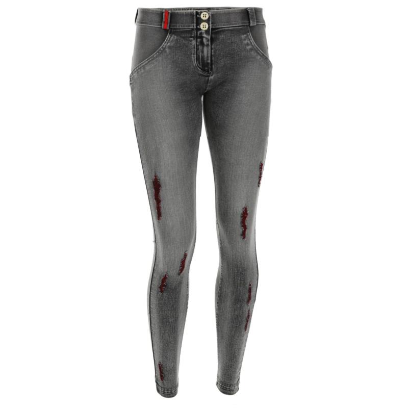 Κολάν Freddy Wr.Up. Super-Skinny Regular Rise In Distressed Denim WRUP2RF822-J3G Γυναικείο