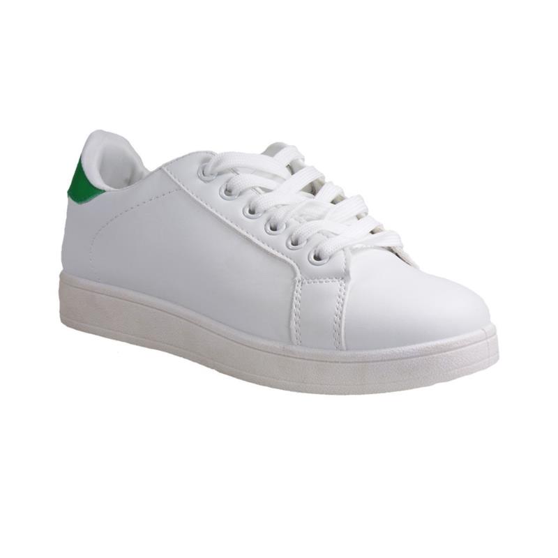 Bagiota Shoes Γυναικεία Παπούτσια Sneakers Αθλητικά 1730 Άσπρο-Πράσινο