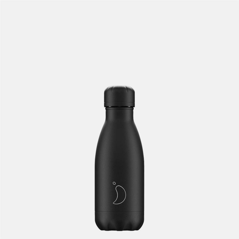 Chilly's Matte All Black Ανοξείδωτο Μπουκάλι Θερμός 260ml (9000042801_19487)
