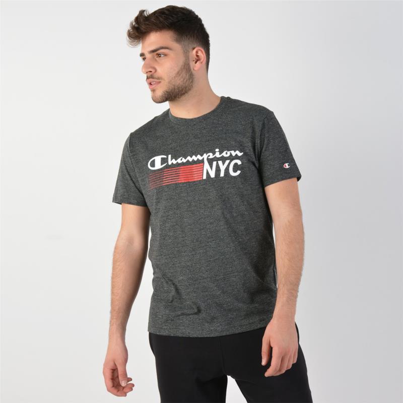 Champion Nyc Crewneck T-Shirt - Ανδρικό Μπλουζάκι (9000025572_37944)