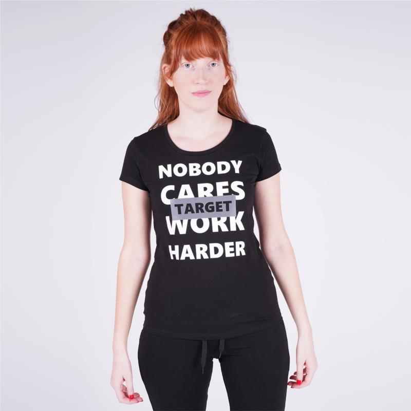 Target T Shirt K/M Καλτσα Φλαμα "Work Harder" Γυναικεία Μπλούζα (9000053644_001)