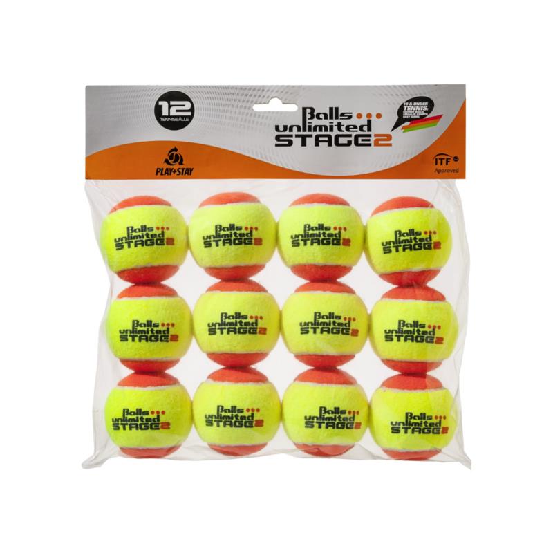 Παιδικά Μπαλάκια Τένις Topspin Unlimited Stage 2 x 12