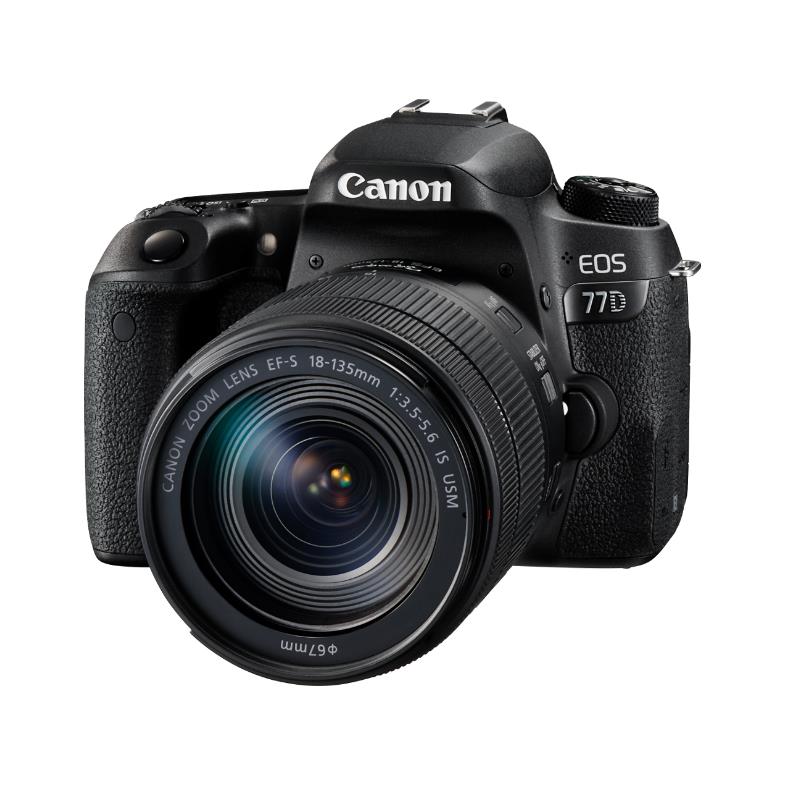 CANON EOS 77D με φακό 18-135 IS USM