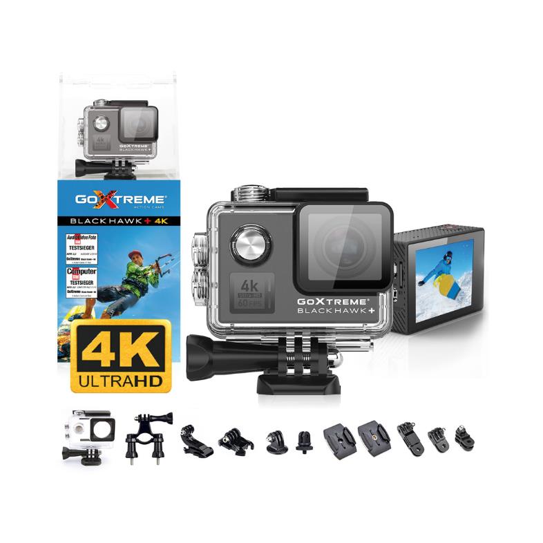GOXTREME Black Hawk Plus Ultra-HD 4K/60 FPS Action Camera with EIS, WiFi