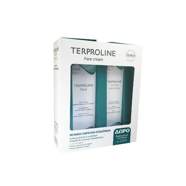 Synchroline Set Terproline Face Cream 50ml + ΔΩΡΟ Terproline Eyes & Lips 15ml