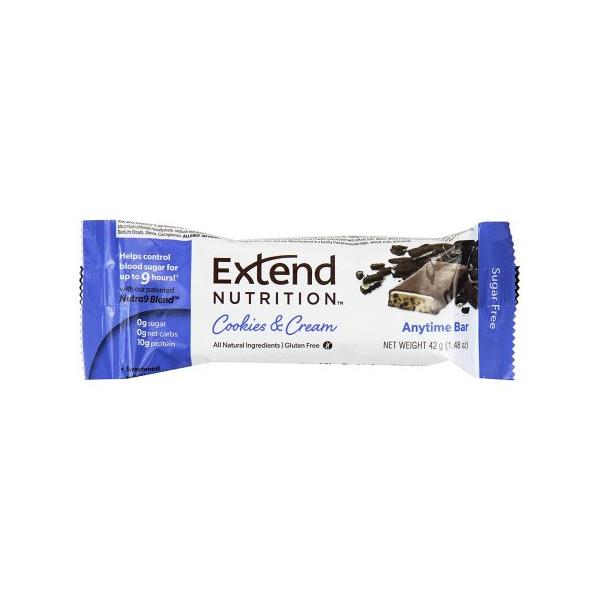 Extend Nutrition Anytime Bar Μπάρα Πρωτεΐνης Cookies & Cream 42g