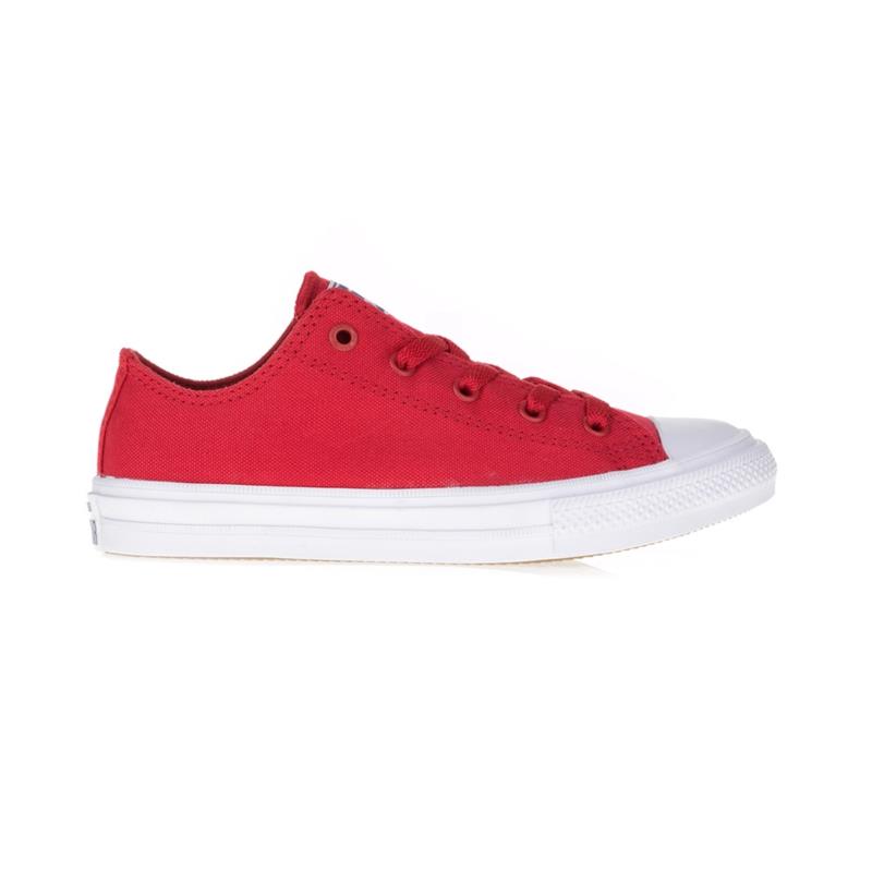 CONVERSE - Παιδικά αθλητικά παπούτσια Chuck Taylor All Star II Ox κόκκινα