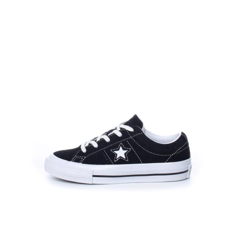 CONVERSE - Παιδικά sneakers CONVERSE ONE STAR μαύρα