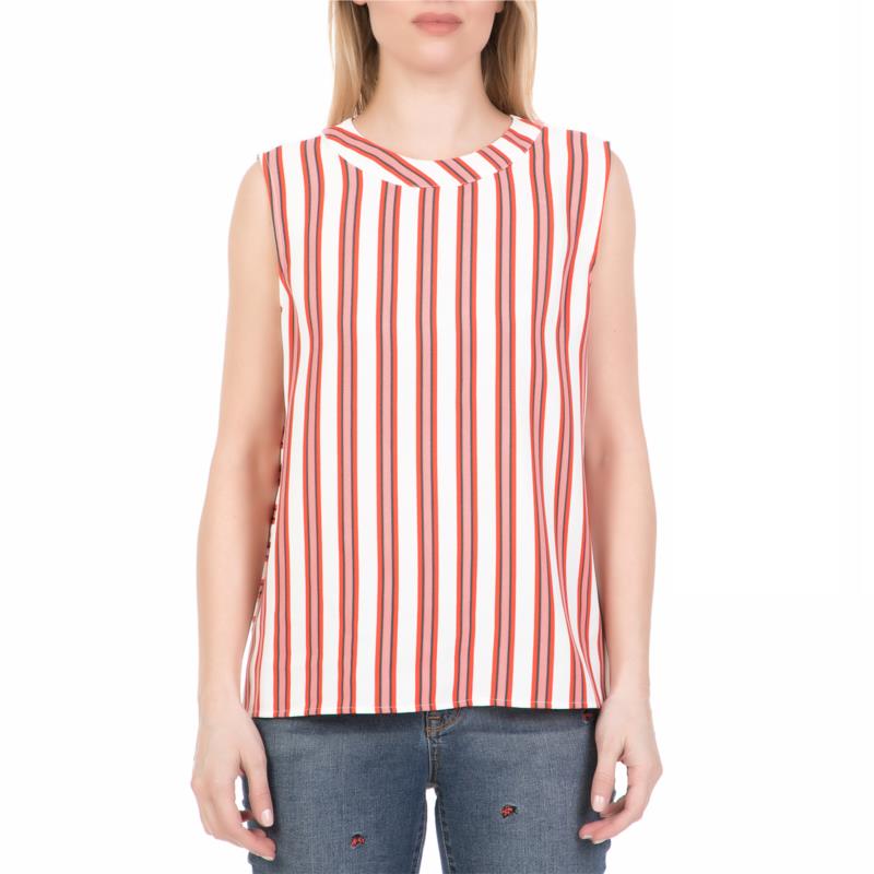 JUICY COUTURE - Γυναικείο τοπ BOLD STRIPE JUICY COUTURE εκρού