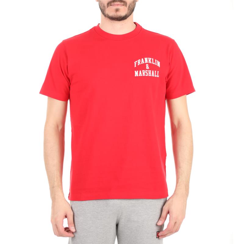 FRANKLIN & MARSHALL - Ανδρικό t-shirt FRANKLIN & MARSHALL κόκκινο