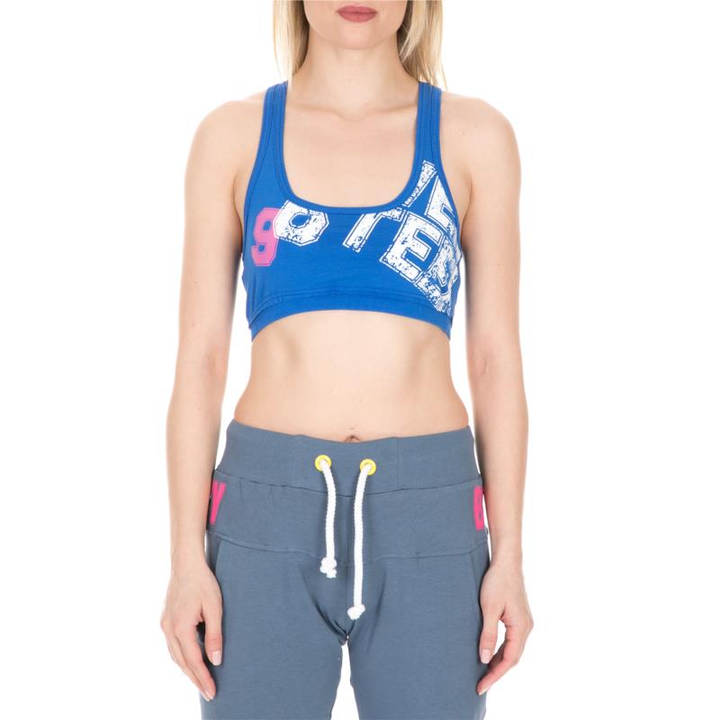 BODYTALK - Γυναικείο αθλητικό μπουστάκι BODYTALK STOCK JAZZ μπλε