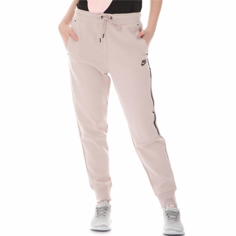 NIKE - Γυναικεία φόρμα Nike SW TCH FLC ροζ