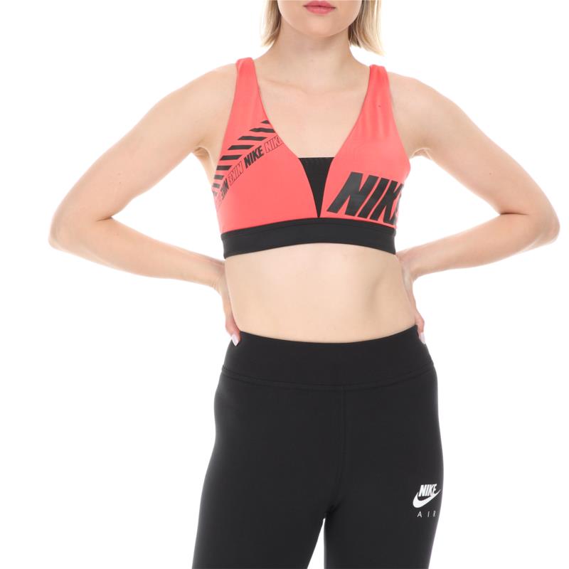NIKE - Γυναικείο αθλητικό μπουστάκι NIKE SPRT DSTRT INDY PLUNGE ροζ