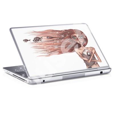 Κορίτσι Skins sticker Αυτοκόλλητα Laptop 8,9 Inches / 25X17 cm