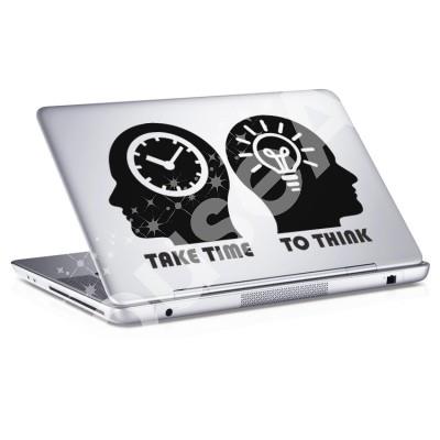 Take time to think Sticker Αυτοκόλλητα Laptop