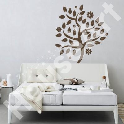 Φυλλοβόλο δέντρο Δέντρα - Λουλούδια Αυτοκόλλητα τοίχου 60 x 50 cm