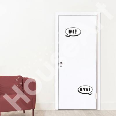 hi-bye-b Sticker Πόρτας Αυτοκόλλητα πόρτας Small (30x35)