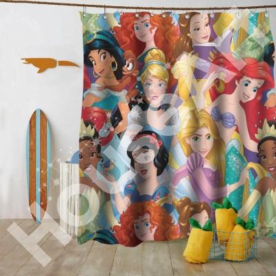 Princesses Disney Κουρτίνες μπάνιου 150 x 180 cm