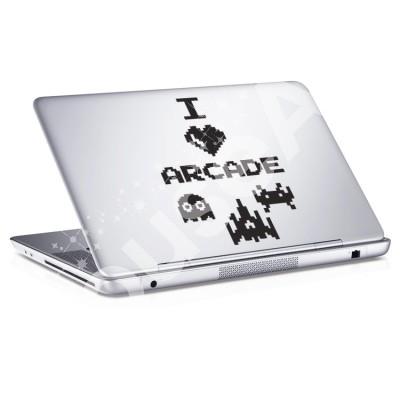 Ι love Arcade Sticker Αυτοκόλλητα Laptop