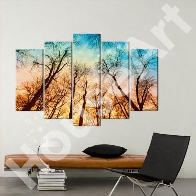 Γυμνά δέντρα Φύση Multipanel 180X120 cm