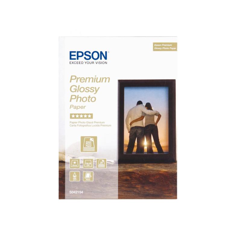 EPSON Premium Glossy Photo Paper 13 x 18 - (S042154)