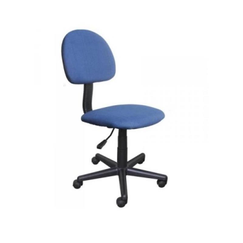 Καρέκλα γραφείου εργασίας με αμορτισέρ και υφασμάτινη επένδυση μπλε 41x40x81/91cm Home Plus 01.01.0561