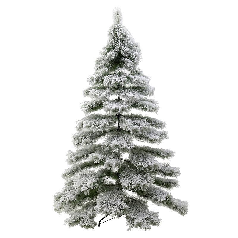 Χριστουγεννιάτικο δέντρο με χιονισμένες πράσινες βελόνες Y240cm Inart 2-85-125-0019