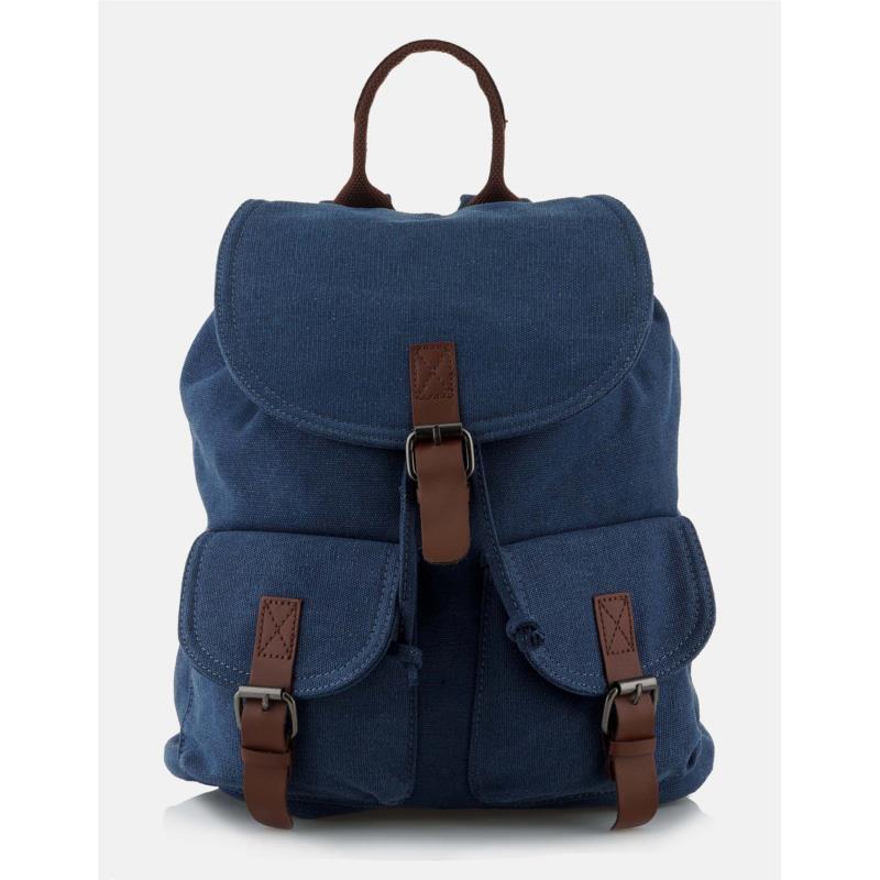 Backpack με δυο εξωτερικές θήκες - Μπλε